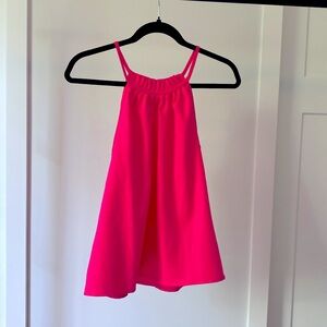 Hot pink tank top (small)